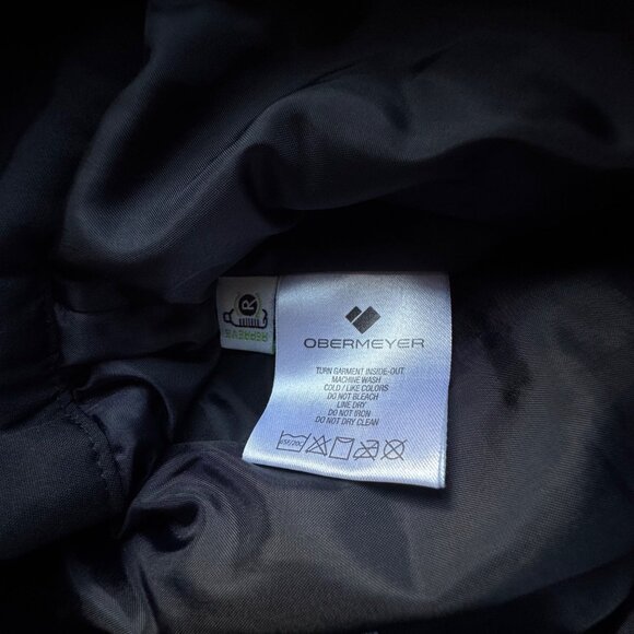 OBERMEYER Teen Enforcer Ski Pants Boys M 10-12 Medium Black Snowboarding Pant - Picture 11 of 13